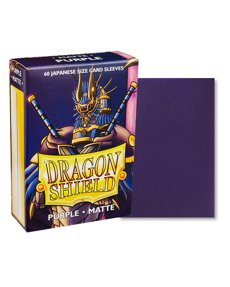 Bustine Protettive Dragon Shield - Purple - Matte Sleeves - Japanese Size Immagine principale del prodotto