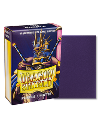 Bustine Protettive Dragon Shield - Purple - Matte Sleeves - Japanese Size