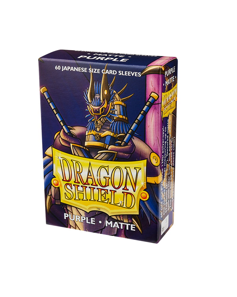 Bustine Protettive Dragon Shield - Purple - Matte Sleeves - Japanese Size