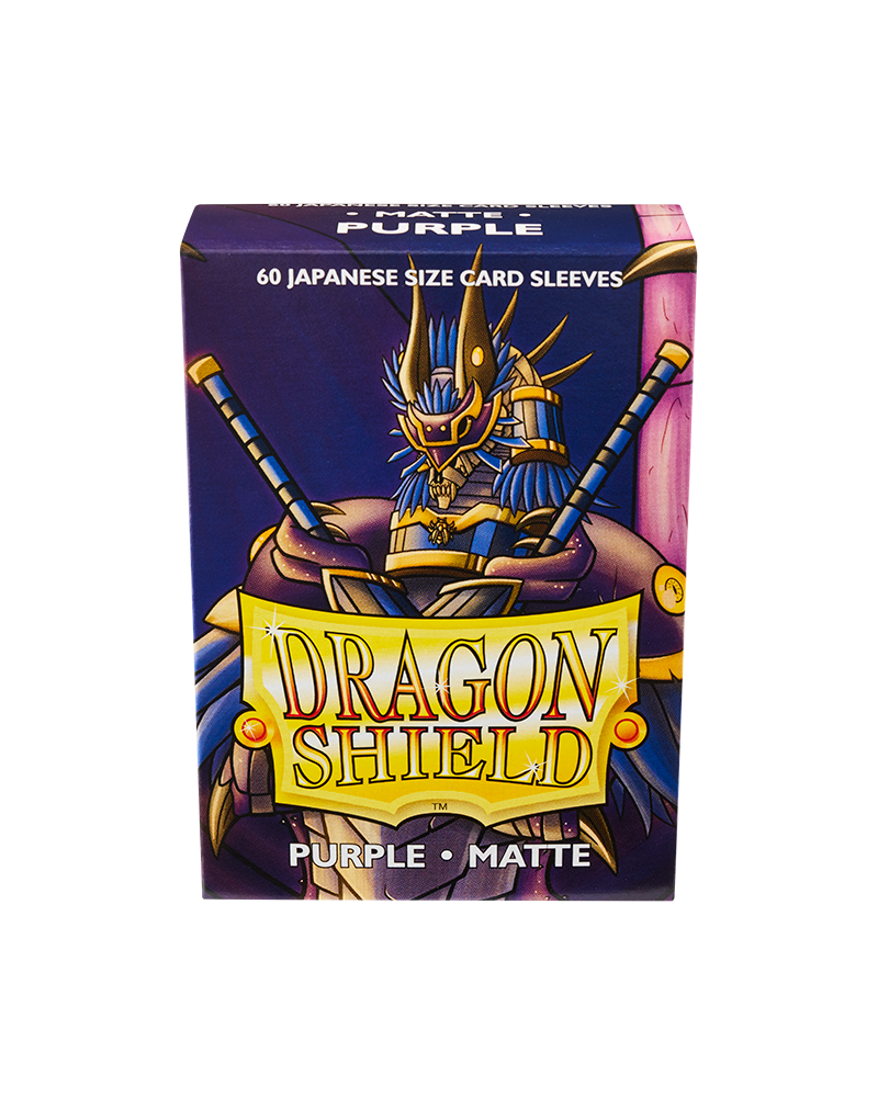 Bustine Protettive Dragon Shield - Purple - Matte Sleeves - Japanese Size