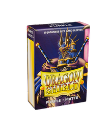 Bustine Protettive Dragon Shield - Purple - Matte Sleeves - Japanese Size
