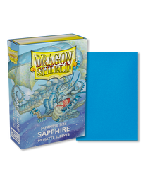 Bustine Protettive Dragon Shield - Sapphire - Matte Sleeves - Japanese Size