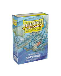 Bustine Protettive Dragon Shield - Sapphire - Matte Sleeves - Japanese Size