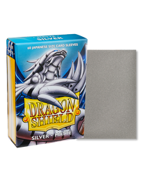 Bustine Protettive Dragon Shield - Silver - Matte Sleeves - Japanese Size