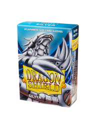 Bustine Protettive Dragon Shield - Silver - Matte Sleeves - Japanese Size