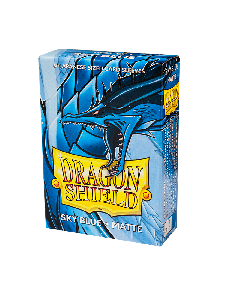 Bustine Protettive Dragon Shield - Sky Blue - Matte Sleeves - Japanese Size