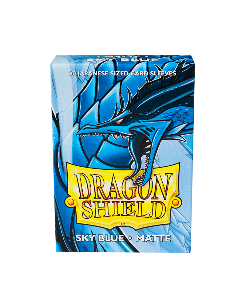 Bustine Protettive Dragon Shield - Sky Blue - Matte Sleeves - Japanese Size