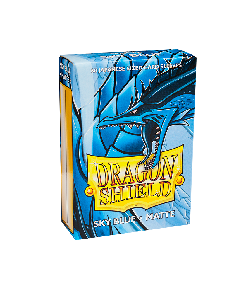 Bustine Protettive Dragon Shield - Sky Blue - Matte Sleeves - Japanese Size