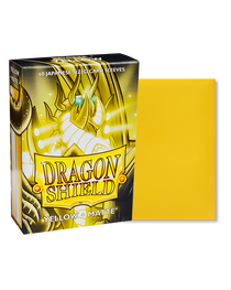 Bustine Protettive Dragon Shield - Yellow - Matte Sleeves - Japanese Size
