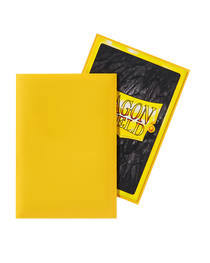 Bustine Protettive Dragon Shield - Yellow - Matte Sleeves - Japanese Size
