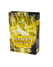 Bustine Protettive Dragon Shield - Yellow - Matte Sleeves - Japanese Size