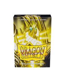 Bustine Protettive Dragon Shield - Yellow - Matte Sleeves - Japanese Size
