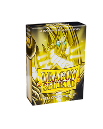 Bustine Protettive Dragon Shield - Yellow - Matte Sleeves - Japanese Size
