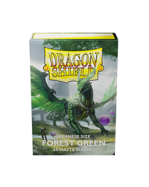 Bustine Protettive Dragon Shield - Forest Green - Matte Sleeves - Japanese Size