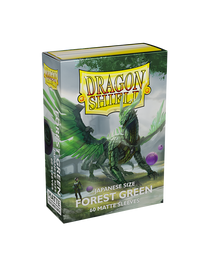 Bustine Protettive Dragon Shield - Forest Green - Matte Sleeves - Japanese Size
