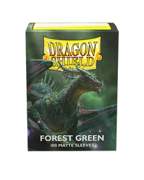 Bustine Protettive Dragon Shield - Forest Green - Matte Sleeves - Standard Size