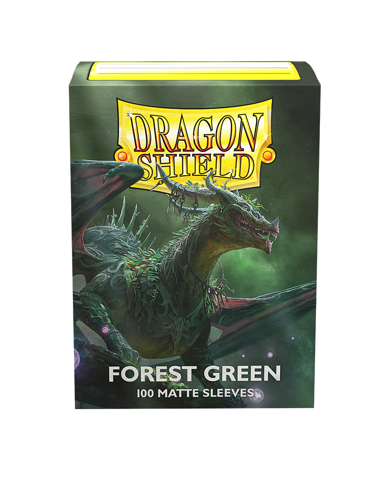 Bustine Protettive Dragon Shield - Forest Green - Matte Sleeves - Standard Size