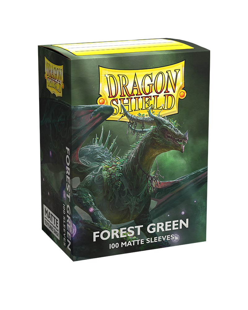 Bustine Protettive Dragon Shield - Forest Green - Matte Sleeves - Standard Size