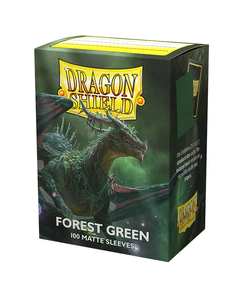 Bustine Protettive Dragon Shield - Forest Green - Matte Sleeves - Standard Size