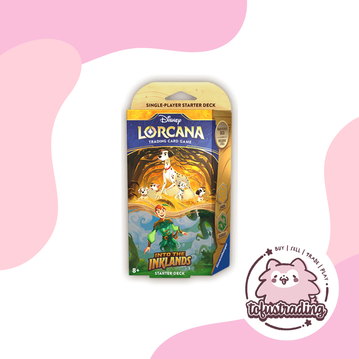 Disney Lorcana Into the Inklands Starter Deck Amber Emerald ENG