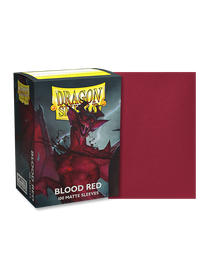 Bustine Protettive Dragon Shield - Blood Red - Matte Sleeves - Standard Size