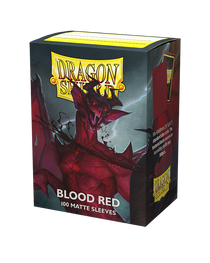 Bustine Protettive Dragon Shield - Blood Red - Matte Sleeves - Standard Size