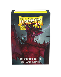 Bustine Protettive Dragon Shield - Blood Red - Matte Sleeves - Standard Size