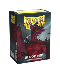 Bustine Protettive Dragon Shield - Blood Red - Matte Sleeves - Standard Size
