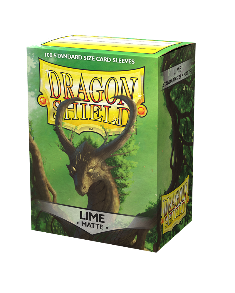Bustine Protettive Dragon Shield - Lime - Matte Sleeves - Standard Size