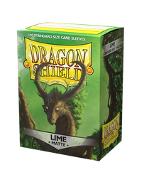 Bustine Protettive Dragon Shield - Lime - Matte Sleeves - Standard Size