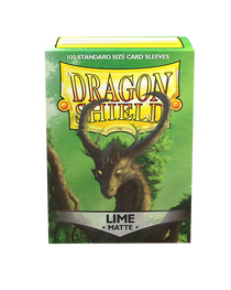 Bustine Protettive Dragon Shield - Lime - Matte Sleeves - Standard Size