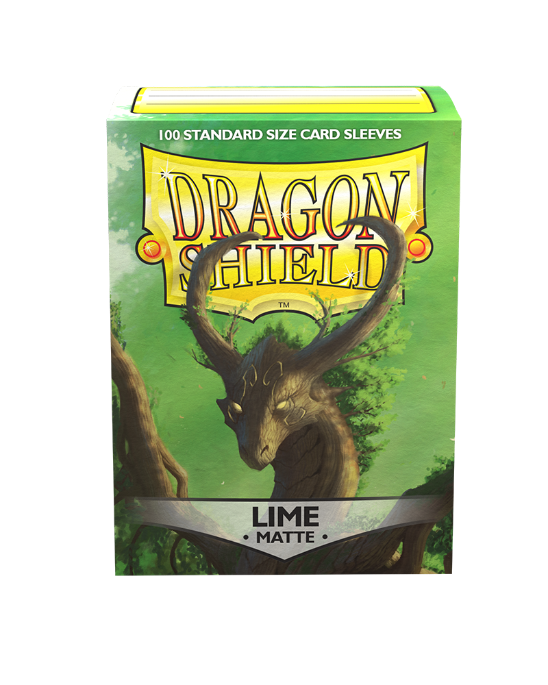 Bustine Protettive Dragon Shield - Lime - Matte Sleeves - Standard Size