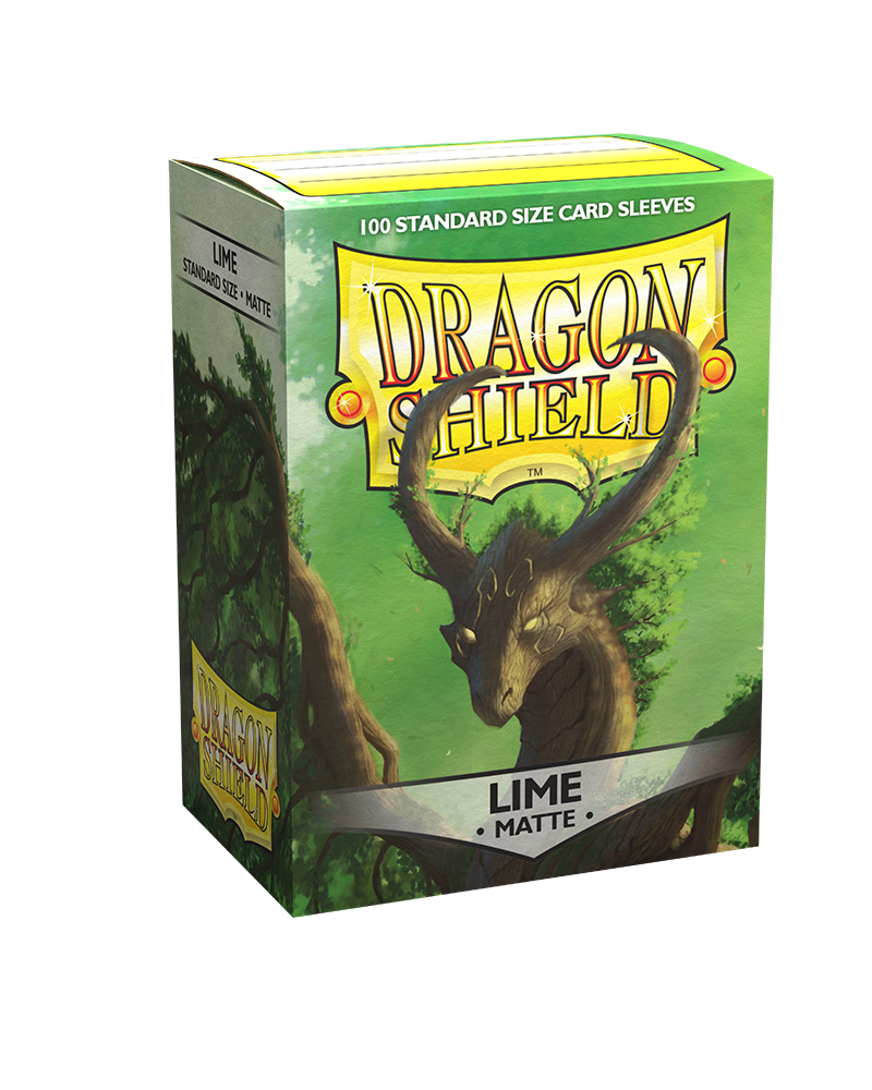 Bustine Protettive Dragon Shield - Lime - Matte Sleeves - Standard Size