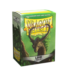 Bustine Protettive Dragon Shield - Lime - Matte Sleeves - Standard Size