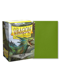 Bustine Protettive Dragon Shield - Olive - Matte Sleeves - Standard Size