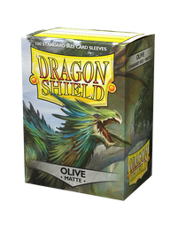 Bustine Protettive Dragon Shield - Olive - Matte Sleeves - Standard Size