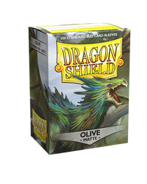 Bustine Protettive Dragon Shield - Olive - Matte Sleeves - Standard Size