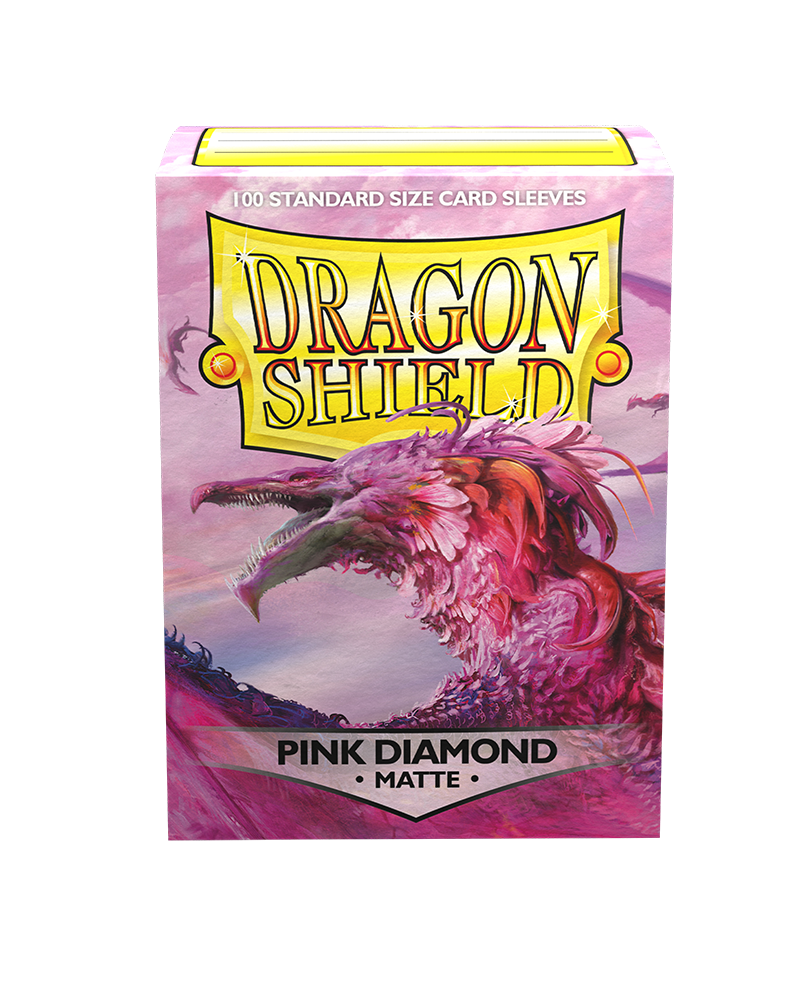 Bustine Protettive Dragon Shield - Pink Diamond - Matte Sleeves - Standard Size