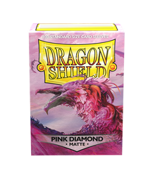 Bustine Protettive Dragon Shield - Pink Diamond - Matte Sleeves - Standard Size