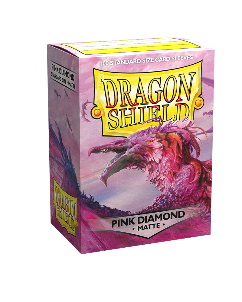 Bustine Protettive Dragon Shield - Pink Diamond - Matte Sleeves - Standard Size