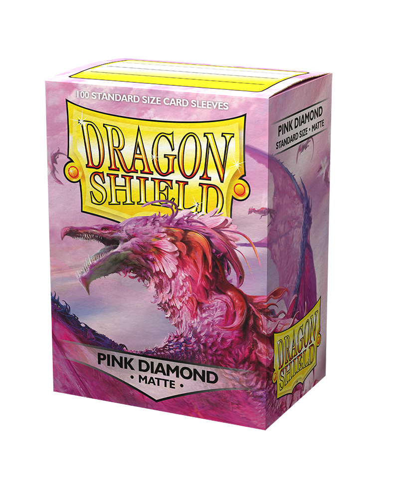 Bustine Protettive Dragon Shield - Pink Diamond - Matte Sleeves - Standard Size