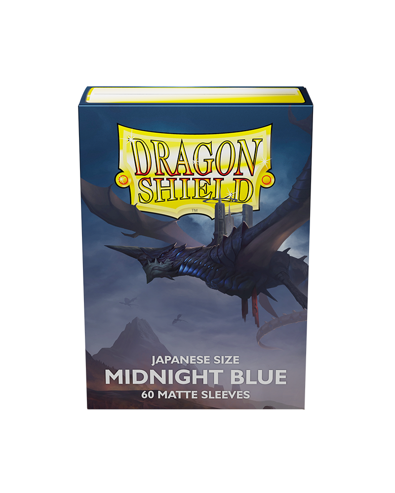 Bustine Protettive Dragon Shield - Midnight Blue - Matte Sleeves - Japanese Size