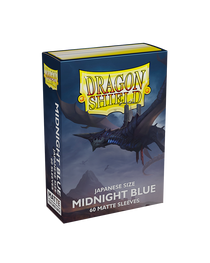 Bustine Protettive Dragon Shield - Midnight Blue - Matte Sleeves - Japanese Size