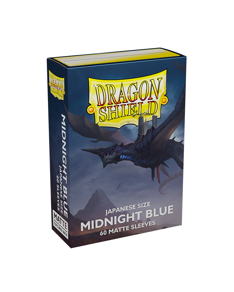 Bustine Protettive Dragon Shield - Midnight Blue - Matte Sleeves - Japanese Size