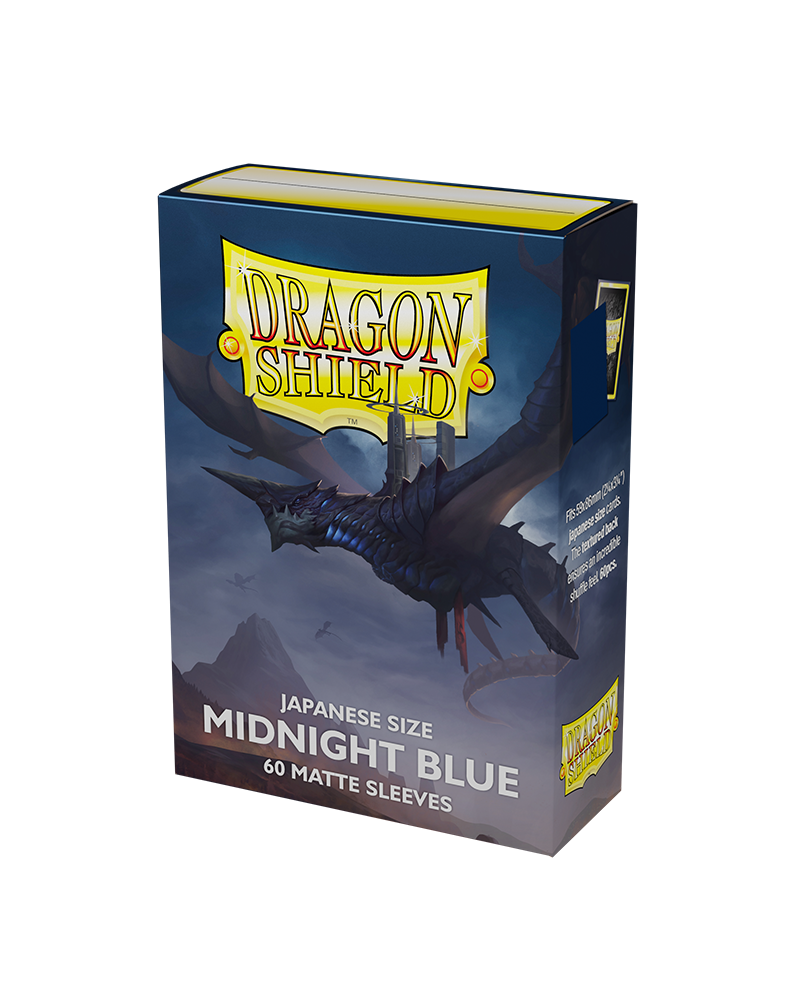 Bustine Protettive Dragon Shield - Midnight Blue - Matte Sleeves - Japanese Size