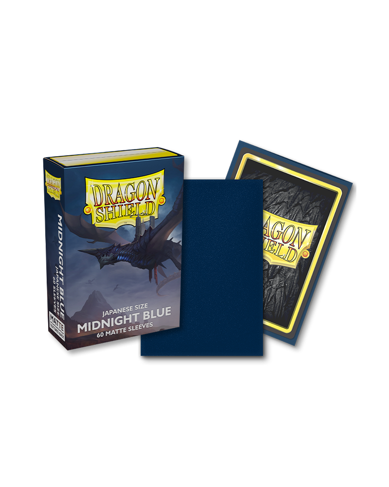Bustine Protettive Dragon Shield - Midnight Blue - Matte Sleeves - Japanese Size