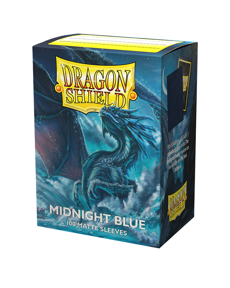 Bustine Protettive Dragon Shield - Midnight Blue - Matte Sleeves - Standard Size