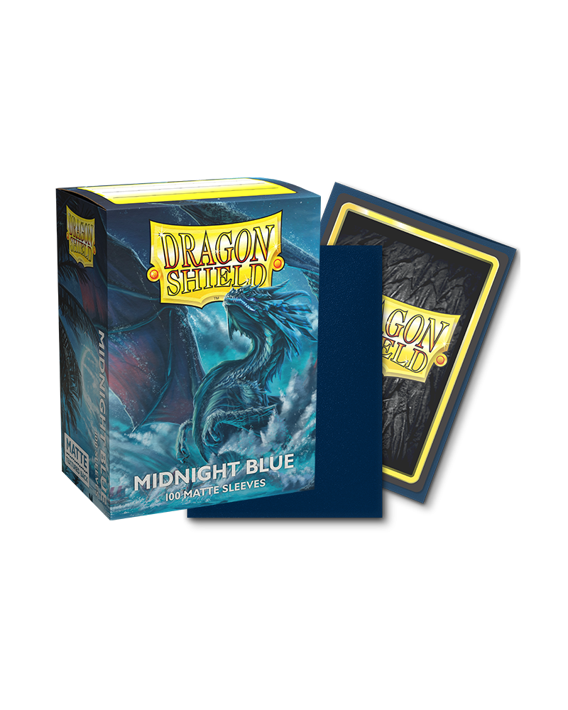 Bustine Protettive Dragon Shield - Midnight Blue - Matte Sleeves - Standard Size