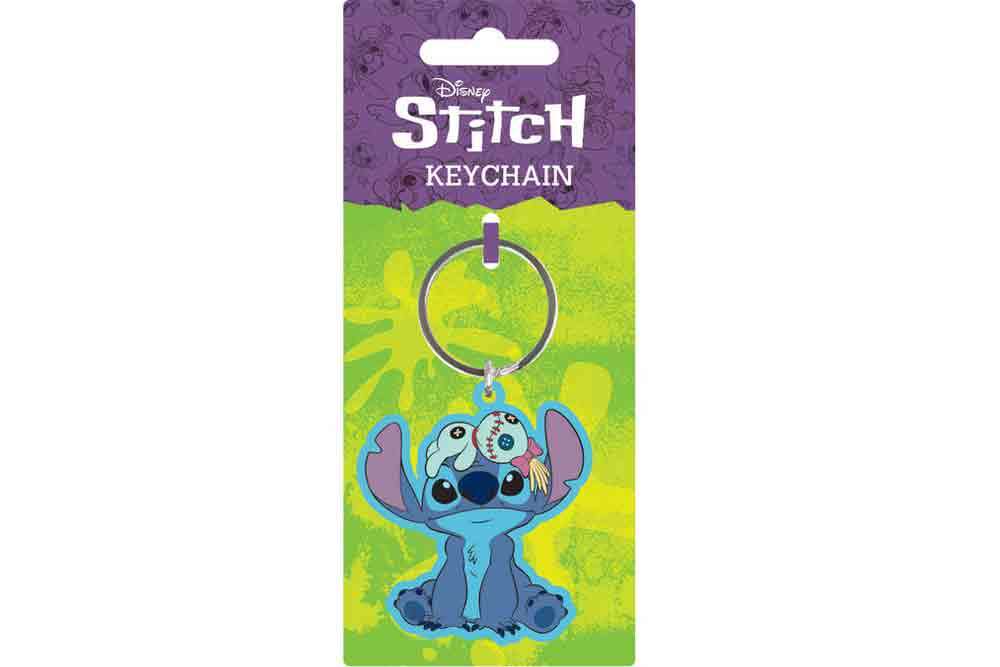 Lilo and stitch - stitch and scrump - pvc keychain