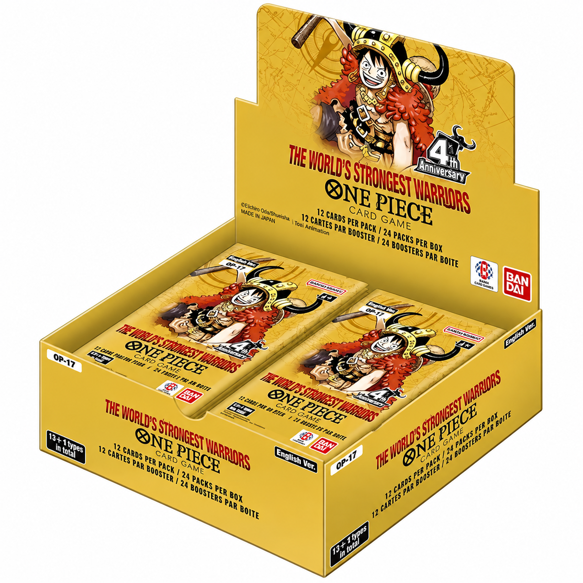 One Piece Card Game OP17 The World's Strongest Warriors Display 24 Buste ENG Immagine principale del prodotto